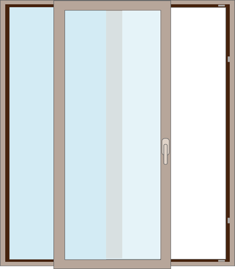 Прямое остекление