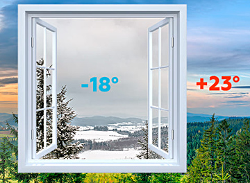 Зимний монтаж пластиковых окон